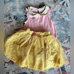 Matilda Jane size 6 Skirt Set